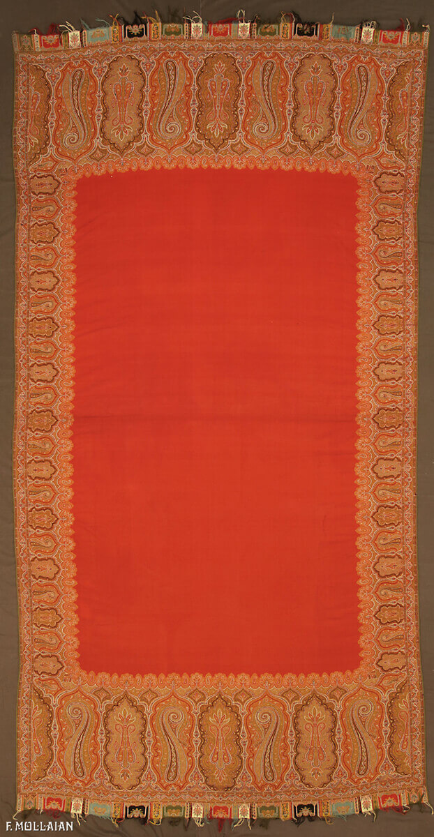 A large Antique Indian Kashmir Textile n°:86080000